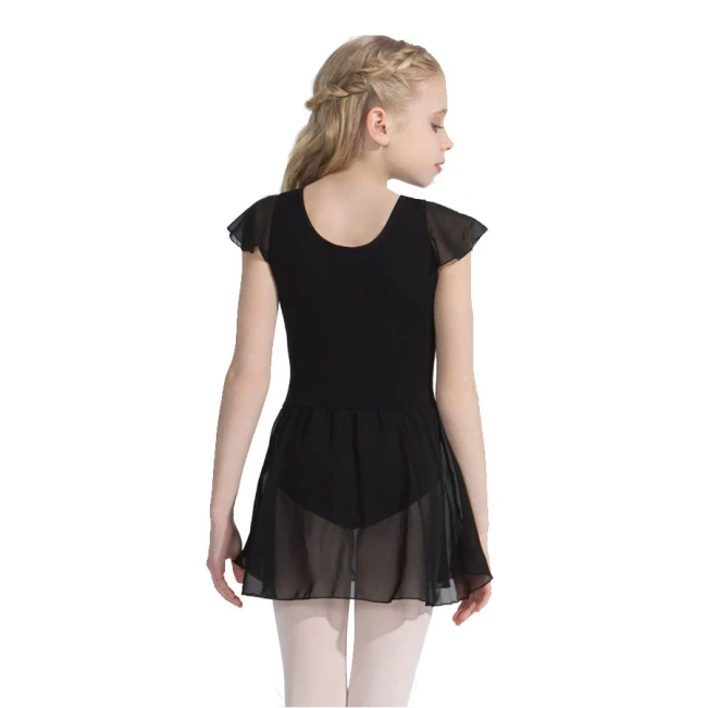 Capezio flutter sleeve dress, obleka s krilcem
