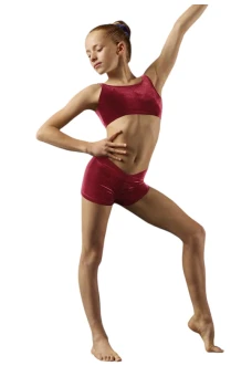 Bloch Leos žametni crop top, top za dame