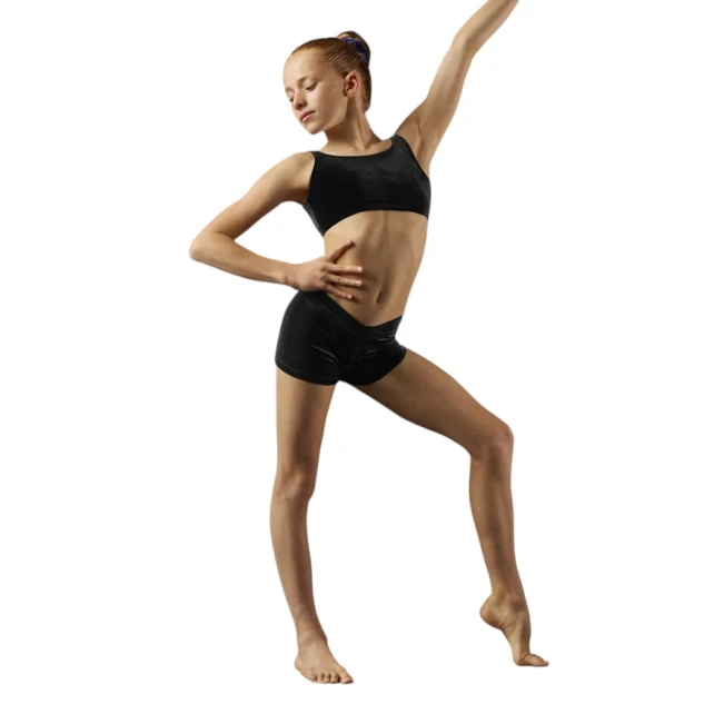 Bloch Leos žametni crop top, top za dame