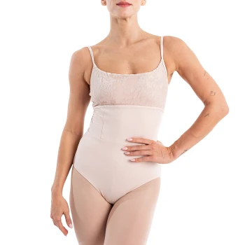 Capezio Elsa, ženski dres na tanke naramnice - Kristalno siva Capezio