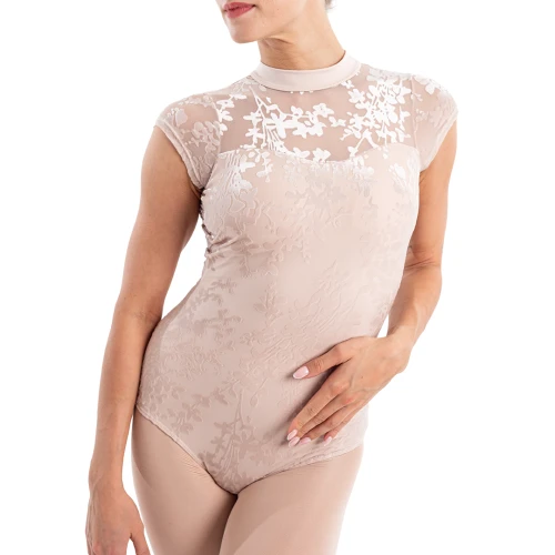Capezio Rudi Leotard F12703W, ženski dres z visokim ovratnikom