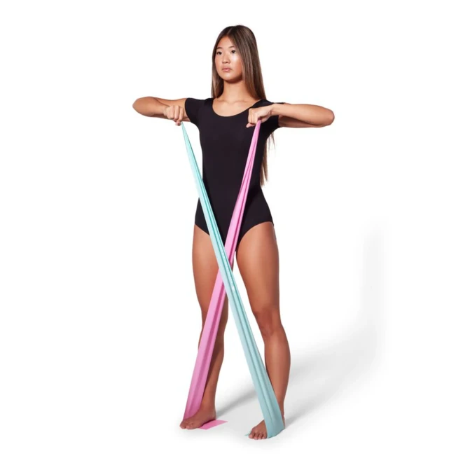 Capezio Bunheads 2 odporna trakova za vadbo v enem paketu Capezio Bunheads 2 odporna trakova za vadbo v enem paketu