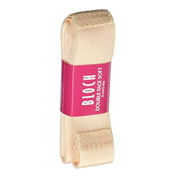 Bloch Double Face Soft Elastorib, satenasti trakovi z všito elastiko