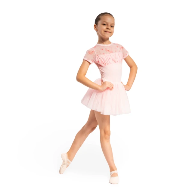Bloch Belle Floral cap sleeve CL4282, tutu šaty pre dievčatá