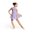 Bloch Belle Floral cap sleeve CL4282, tutu šaty pre dievčatá