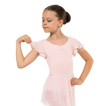 Bloch Scarlett, dekliški dres z rokavi z volančki 