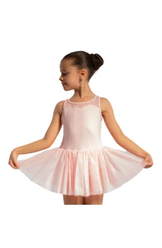 Bloch Evie Floral tank, dekliška obleka s tutu krilcem na široke naramnice 