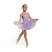 Bloch Evie Floral tank, dekliška obleka s tutu krilcem na široke naramnice Bloch Evie Floral tank, dekliška obleka s tutu krilcem na široke naramnice