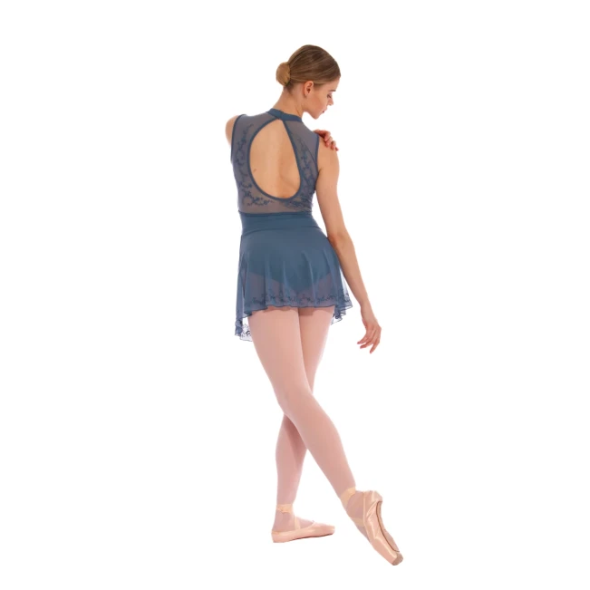 Bloch Kali Floral, ženski dres z ovratnikom z odprtim hrbtom Bloch Kali Floral, ženski dres z ovratnikom z odprtim hrbtom