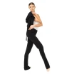 Bloch Flare Pant Rollover, ženske pletene hlače