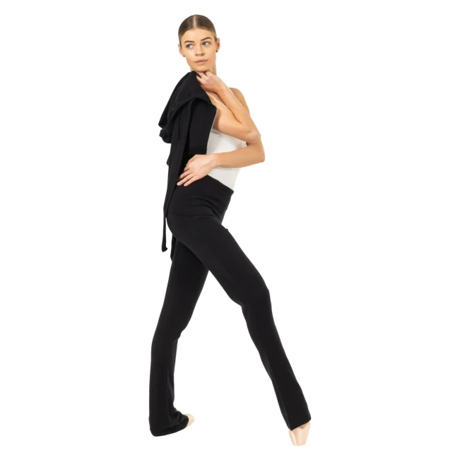 Bloch Flare Pant Rollover, ženske pletene hlače