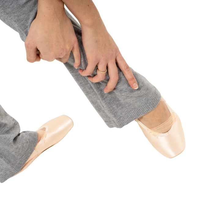Bloch Flare Pant Rollover, ženske pletene hlače