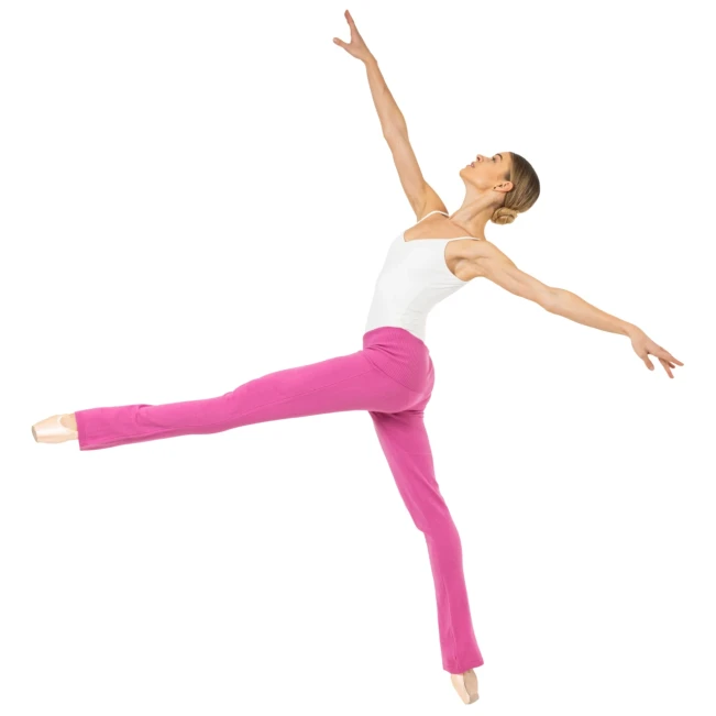 Bloch Flare Pant Rollover, ženske pletene hlače