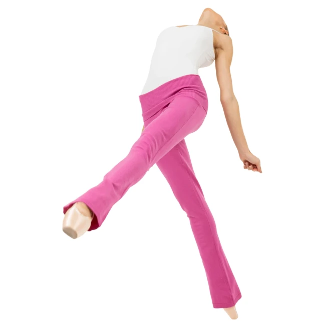 Bloch Flare Pant Rollover, ženske pletene hlače
