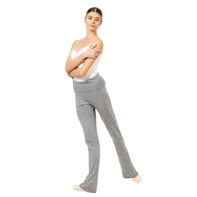 Bloch Flare Pant Rollover, ženske pletene hlače