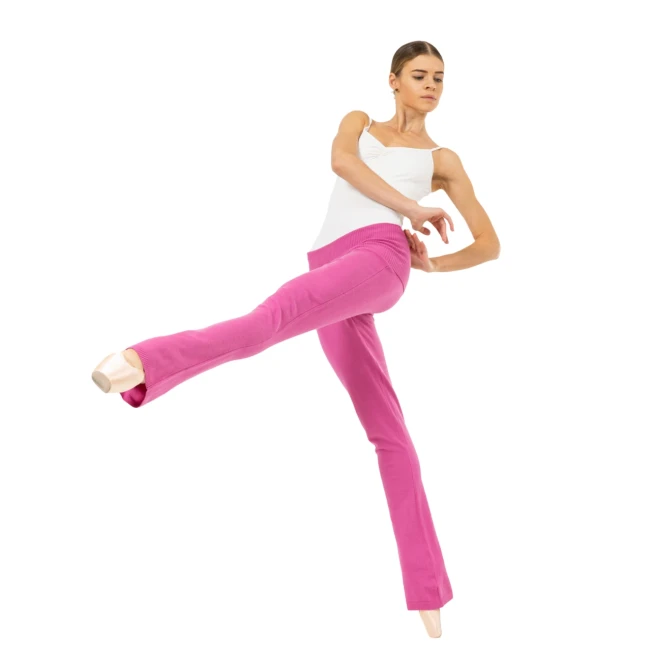 Bloch Flare Pant Rollover, ženske pletene hlače