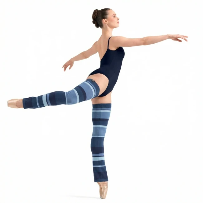 Bloch Striped leg warmers, črtaste nogavice nad koleni Bloch Striped leg warmers, črtaste nogavice nad koleni
