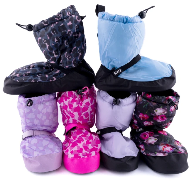 Bloch booties IM009BP edícia so vzorom, zahrievacia obuv Bloch booties IM009BP edícia so vzorom, zahrievacia obuv