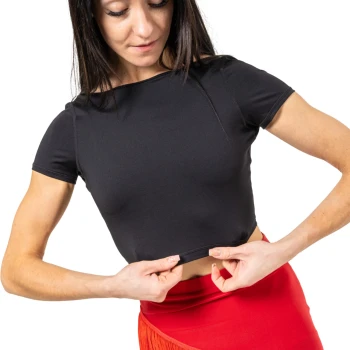 Capezio Clover Crop Top, ženski latino top