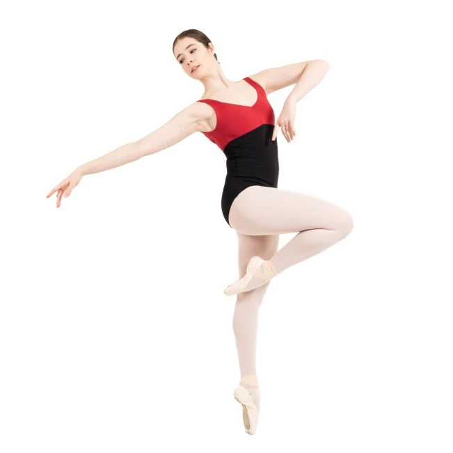 Capezio C'est La Vie Étoile leotard, ženski dres s širšimi naramnicami