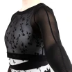 Capezio C'est La Vie Joyeux mrežasti prekrivni top, ženski top Capezio C'est La Vie Joyeux mrežasti prekrivni top, ženski top