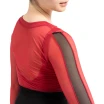 Capezio C'est La Vie Joyeux mrežasti prekrivni top, ženski top Capezio C'est La Vie Joyeux mrežasti prekrivni top, ženski top