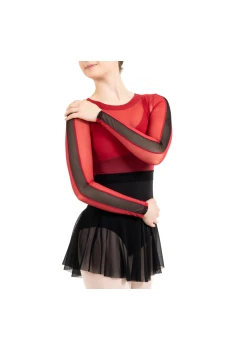 Capezio C'est La Vie Joyeux mrežasti prekrivni top, ženski top