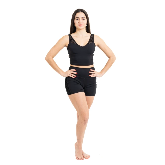Capezio Bella Notte Vita Side Panel Short, kratke hlače za ženske Capezio Bella Notte Vita Side Panel Short, kratke hlače za ženske