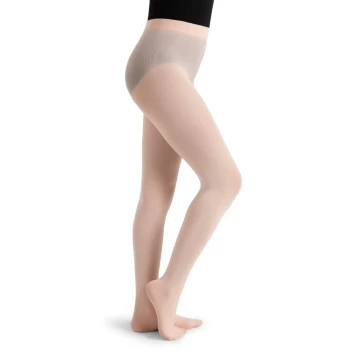 Capezio ultra soft Footed Tight, otroške hlačne nogavice s celim stopalom - Rožnata baletna Capezio