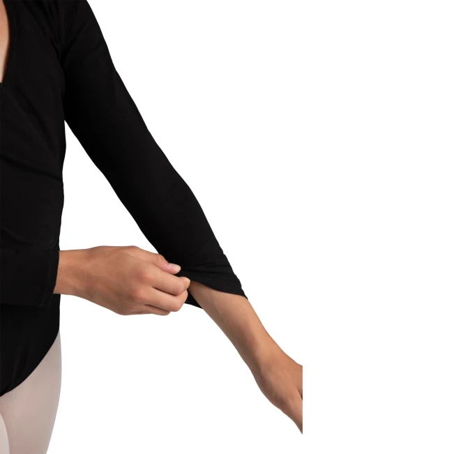 Capezio crossover top, ogrevalni top za dekleta 