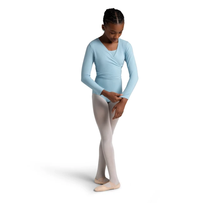 Capezio crossover top, ogrevalni top za dekleta 