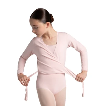 Capezio crossover top, ogrevalni top za dekleta 