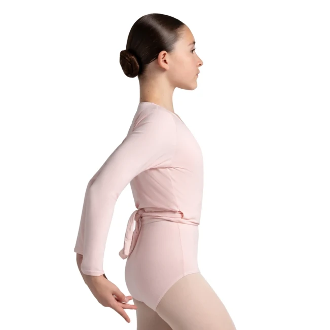 Capezio crossover top, ogrevalni top za dekleta 