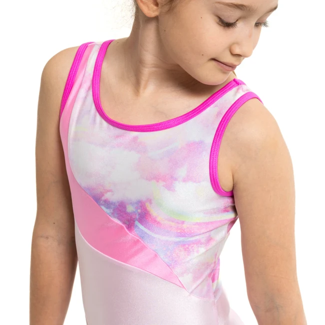 Capezio Candy Cloud Leotard, dekliški gimnastični dres