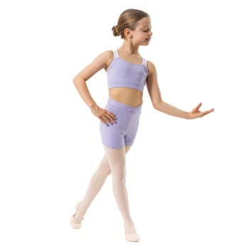 Capezio Charlotte short, dekliške kratke hlače - Vijolična - lavender
