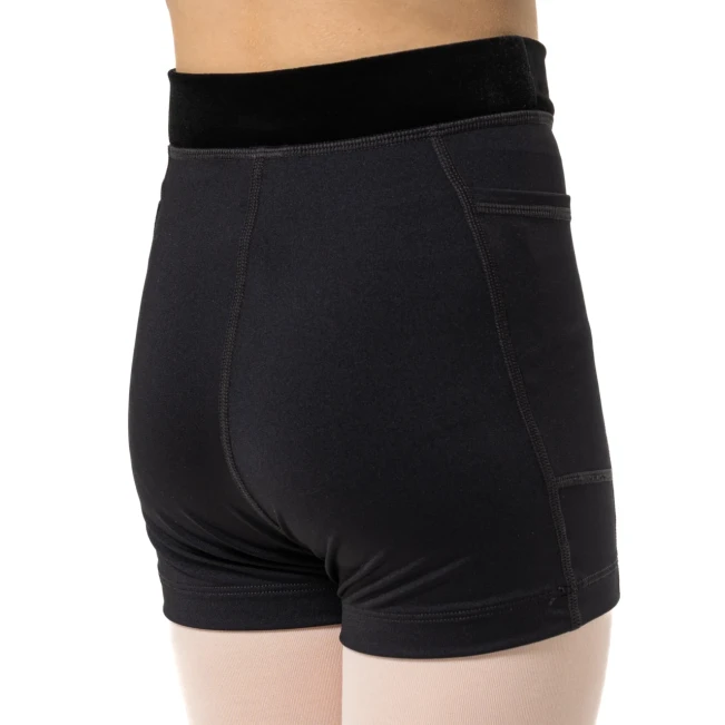 Capezio Charlotte kratke hlače, dekliške kratke hlače Capezio Charlotte short, dekliške kratke hlače - Črna