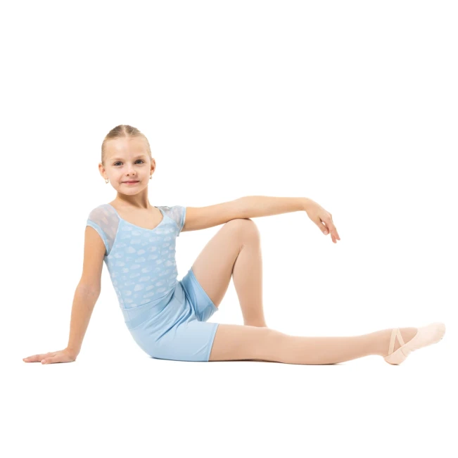 Capezio Cloud Nine Sunburst, dekliške kratke hlače