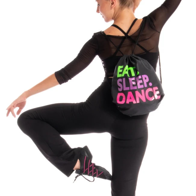 Capezio Eat Sleep Dance, vrečka z vrvico