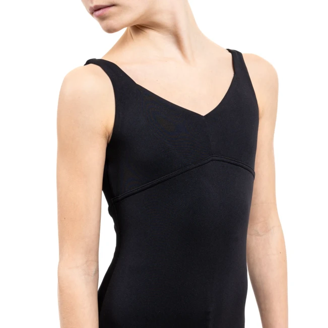 Capezio Cest La Vie Étoile Leotard, dekliški dres s širšimi naramnicami