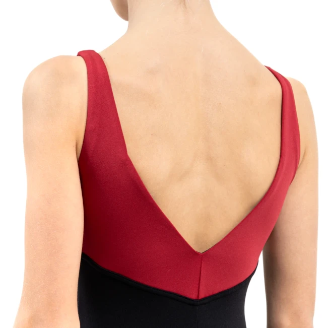 Capezio Cest La Vie Étoile Leotard, dekliški dres s širšimi naramnicami