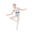 Capezio C'est La Vie Fleur, dekliški triko z debelejšimi naramnicami