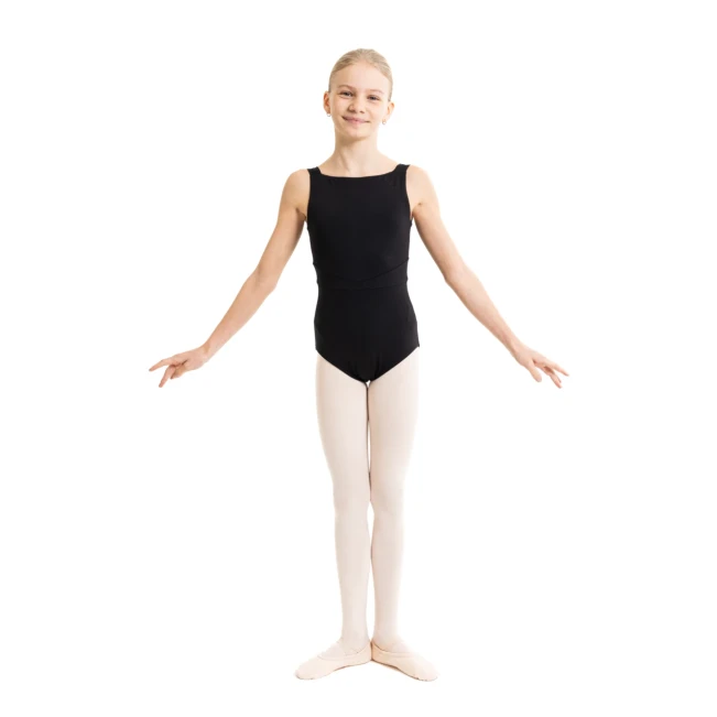 Capezio C'est La Vie Fleur, dekliški triko z debelejšimi naramnicami