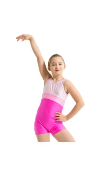 Capezio Galaxy Biketard, dekliški kratek pajac