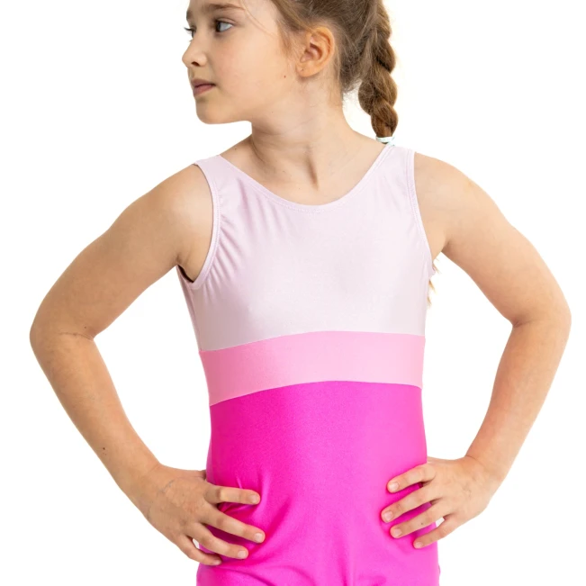 Capezio Galaxy Biketard, dekliški kratek pajac