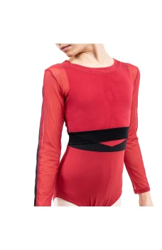 Capezio C'est La Vie Joyeux mrežast prekrivni kos, dekliški top