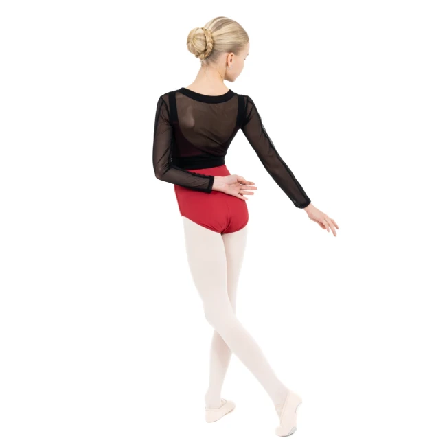 Capezio C'est La Vie Joyeux mrežast prekrivni kos, dekliški top Capezio C'est La Vie Joyeux mrežast prekrivni kos, dekliški top