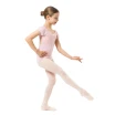 Capezio Lotus triko, dekliški dres s kratkimi rokavi s cvetličnim vzorcem Capezio Lotus triko, dekliški dres s kratkimi rokavi s cvetličnim vzorcem