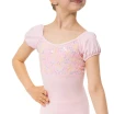Capezio Lotus triko, dekliški dres s kratkimi rokavi s cvetličnim vzorcem Capezio Lotus triko, dekliški dres s kratkimi rokavi s cvetličnim vzorcem