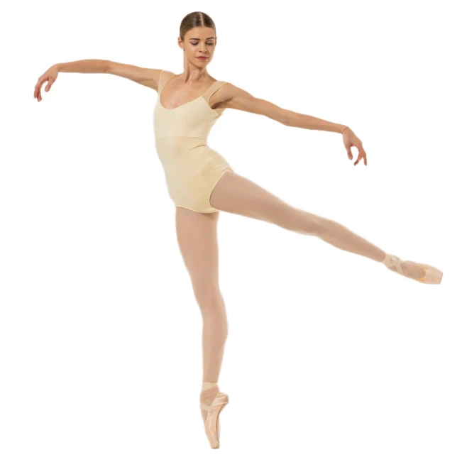 Capezio Moonsruck Cap Sleeve Leotard, ženski dres s kratkimi mrežastimi rokavi Capezio Moonsruck Cap Sleeve Leotard, ženski dres s kratkimi mrežastimi rokavi