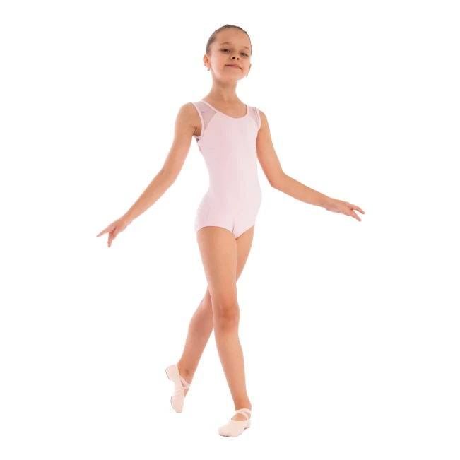Capezio Star Mars triko z mrežastim hrbtnim delom, otroški dres s širokimi naramnicami Capezio Star Mars triko z mrežastim hrbtnim delom, otroški dres s širokimi naramnicami